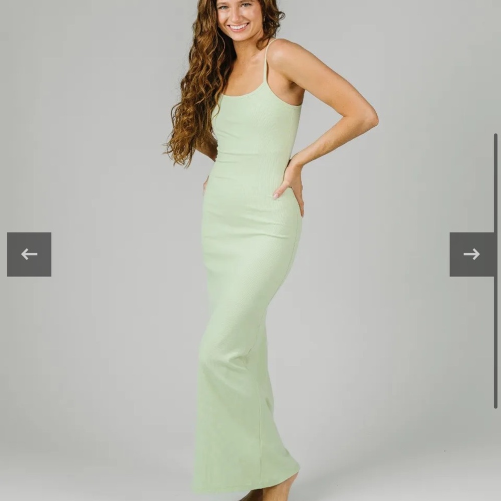 Elegant Mint Green Maxi Dress